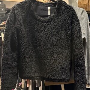 lululemon athletica Black Textured Sweater